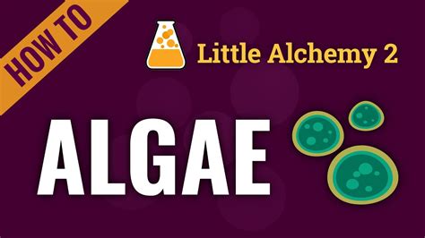 how to make algae in little alchemy|How to make ALGAE in Little Alchemy